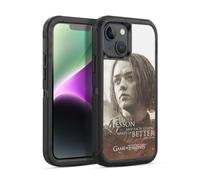 Head Case Designs Licenza Ufficiale HBO Game of Thrones Arya Stark Ritratti Dei Personaggi Custodia Antiurto Ultra Blindata compatibile con Apple iPhone 14