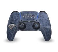 Head Case Designs Licenza Ufficiale HBO Game of Thrones Casa Stark Sigilli E Grafica Vinile Frontalino Sticker Gaming Pelle Adesivo Compatibile con Sony Playstation 5 PS5 DualSense Controller