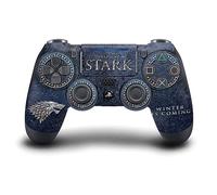 Head Case Designs Licenza Ufficiale HBO Game of Thrones Casa Stark Sigilli E Grafica Vinile Sticker Gaming Pelle Adesivo Compatibile con Sony Playstation 4 PS4 DualShock 4 Controller