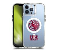 Head Case Designs Licenza Ufficiale HBO Game of Thrones Casa Targaryen Motti e Stemmi Custodia Antiurto [Grado Militare] Compatibile con Apple iPhone 13 PRO Max e con MagSafe