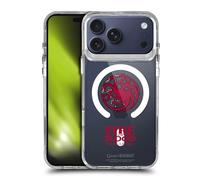 Head Case Designs Licenza Ufficiale HBO Game of Thrones Casa Targaryen Motti e Stemmi Custodia Antiurto [Grado Militare] Compatibile con Apple iPhone 17 PRO Max e Compatibile con MagSafe