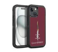 Head Case Designs Licenza Ufficiale HBO Game of Thrones Catspaw Chaos Scala Grafiche Custodia Antiurto Ultra Blindata compatibile con Apple iPhone 15