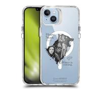 Head Case Designs Licenza Ufficiale HBO Game of Thrones Famiglia Stark Motti e Stemmi Custodia Antiurto [Protezione di Grado Militare] Compatibile con Apple iPhone 14 Plus e con MagSafe