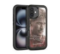 Head Case Designs Licenza Ufficiale HBO Game of Thrones Jaime Lannister Ritratti Dei Personaggi Custodia Antiurto Ultra Blindata compatibile con Apple iPhone 16