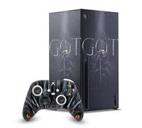 Head Case Designs Licenza Ufficiale HBO Game of Thrones Jon Snow Iron Throne Sigilli E Grafica Pacchetto Console Da Gioco Wrap E Pelle Per Controller Compatibile con Xbox Series X