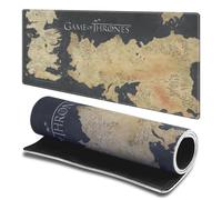Head Case Designs Licenza Ufficiale HBO Game of Thrones La Mappa Del Mondo Grafica Arte 23.62 x 11.81 x 0.12 inches (600 x 300 mm) - L Tappetino Per Mouse E Scrivania Da Ufficio Per Giochi Tastiera PC