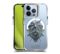 Head Case Designs Licenza Ufficiale HBO Game of Thrones Rob, Sansa & Arya Motti e Stemmi Custodia Antiurto [Protezione di Grado Militare] Compatibile con Apple iPhone 13 PRO e con MagSafe