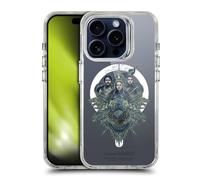 Head Case Designs Licenza Ufficiale HBO Game of Thrones Rob, Sansa & Arya Motti e Stemmi Custodia Antiurto [Protezione di Grado Militare] Compatibile con Apple iPhone 15 PRO e con MagSafe