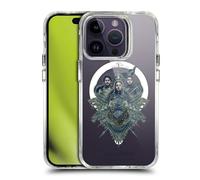 Head Case Designs Licenza Ufficiale HBO Game of Thrones Rob, Sansa & Arya Motti e Stemmi Custodia Antiurto [Protezione di Grado Militare] Compatibile con Apple iPhone 14 PRO e con MagSafe