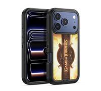 Head Case Designs Licenza Ufficiale HBO Game of Thrones Sequenza Di Apertura Disegni Chiave Custodia Antiurto Ultra Blindata compatibile con Apple iPhone 17 Pro
