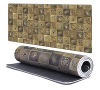 Head Case Designs Licenza Ufficiale HBO Game of Thrones Sigilli Dorati di Tutte Le Case Grafica Arte 37.4 x 15.75 x 0.16 Inches (900 x 400 mm) - XL Tappetino per Mouse E Scrivania per Giochi PC