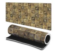 Head Case Designs Licenza Ufficiale HBO Game of Thrones Sigilli Dorati di Tutte Le Case Grafica Arte 23.62 x 11.81 x 0.12 Inches (600 x 300 mm) - L Tappetino per Mouse E Scrivania per Giochi PC