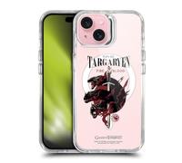 Head Case Designs Licenza Ufficiale HBO Game of Thrones Targaryen Fuoco e Sangue Motti e Stemmi Custodia Antiurto [Grado Militare] Compatibile con Apple iPhone 15 e con MagSafe