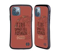 Head Case Designs Licenza Ufficiale HBO Game of Thrones Targaryen Stagione 8 per Il Trono Arte Custodia Cover Ibrida Compatibile con Apple iPhone 13