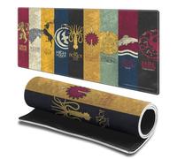 Head Case Designs Licenza Ufficiale HBO Game of Thrones Tutte Le Case Grafica Arte 23.62 x 11.81 x 0.12 Inches (600 x 300 mm) - L Tappetino per Mouse E Scrivania da Ufficio per Giochi Tastiera PC