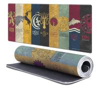 Head Case Designs Licenza Ufficiale HBO Game of Thrones Tutte Le Case Grafica Arte 37.4 x 15.75 x 0.16 Inches (900 x 400 mm) - XL Tappetino per Mouse E Scrivania da Ufficio per Giochi Tastiera PC