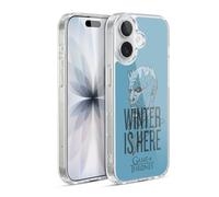 Head Case Designs Licenza Ufficiale HBO Game of Thrones Winter Is Here Stagione 8 per Il Trono Arte Custodia in Gel [Grado Militare] Compatibile con Apple iPhone 17 E con MagSafe