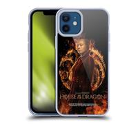 Head Case Designs Licenza Ufficiale House of The Dragon: TV Series Rhaenyra Arte Chiave Custodia in Gel [Grado Militare] Compatibile con Apple iPhone 12 / iPhone 12 PRO E Compatibile con MagSafe