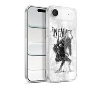 Head Case Designs Licenza Ufficiale In Flames Grande Creatura Metallo Grunge Custodia in Gel [Protezione di Grado Militare] Compatibile Con Apple iPhone 17 Air E Compatibile Con MagSafe