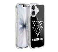 Head Case Designs Licenza Ufficiale In Flames Logo di Jesterhead Metallo Grunge Custodia in Gel [Protezione di Grado Militare] Compatibile Con Apple iPhone 17 E Compatibile Con MagSafe