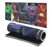 Head Case Designs Licenza Ufficiale Infinite Crisis Justice League Arte Personaggi 23.62 x 11.81 x 0.12 Inches (600 x 300 mm) - L Tappetino per Mouse E Scrivania da Ufficio per Giochi Tastiera PC
