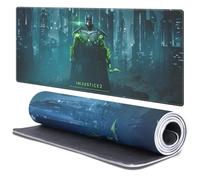 Head Case Designs Licenza Ufficiale Injustice 2 Batman Personaggi 37.4 x 15.75 x 0.16 Inches (900 x 400 mm) - XL Tappetino per Mouse E Scrivania da Ufficio per Giochi Tastiera PC