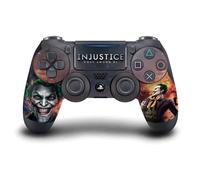 Head Case Designs Licenza Ufficiale Injustice Gods Among Us Joker Arte Chiave Vinile Sticker Gaming Pelle Adesivo Compatibile con Sony Playstation 4 PS4 DualShock 4 Controller