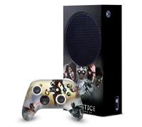 Head Case Designs Licenza Ufficiale Injustice Gods Among Us Poster Arte Chiave Pacchetto Console Da Gioco Wrap E Pelle Per Controller Compatibile con Xbox Series S