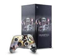 Head Case Designs Licenza Ufficiale Injustice Gods Among Us Poster Arte Chiave Pacchetto Console Da Gioco Wrap E Pelle Per Controller Compatibile con Xbox Series X