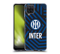 Head Case Designs Licenza Ufficiale Inter Milan Astratto 1 Modelli Custodia in Gel [Protezione di Grado Militare] Compatibile con Samsung Galaxy A12 (2020)
