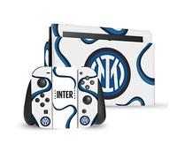 Head Case Designs Licenza Ufficiale Inter Milan Away 2021/22 Kit Crest Vinile Sticker Gaming Pelle Adesivo Compatibile con Nintendo Switch Console & Dock & Joy-con Controller Bundle