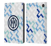 Head Case Designs Licenza Ufficiale Inter Milan Away Kit per Stemma 2025/26 Custodia Portafoglio in Pelle Compatibile con Amazon Fire 7 2022