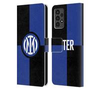 Head Case Designs Licenza Ufficiale Inter Milan Bandiera Distintivo Custodia Cover in Pelle a Portagoglio Compatibile con Samsung Galaxy A13 (2022)