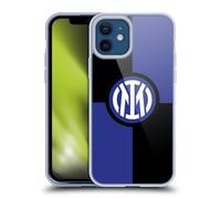Head Case Designs Licenza Ufficiale Inter Milan Bandiera Distintivo Custodia in Gel [Protezione di Grado Militare] Compatibile con Apple iPhone 12 / iPhone 12 PRO E Compatibile con MagSafe
