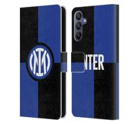 Head Case Designs Licenza Ufficiale Inter Milan Bandiera Distintivo Custodia Portafoglio in Pelle Compatibile con Samsung Galaxy A15