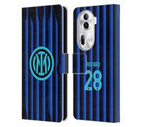 Head Case Designs Licenza Ufficiale Inter Milan Benjamin Pavard 2025/26 Giocatori Home Kit Custodia Portafoglio in Pelle Compatibile con Oppo Reno11