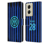 Head Case Designs Licenza Ufficiale Inter Milan Benjamin Pavard 2025/26 Giocatori Home Kit Custodia Portafoglio in Pelle Compatibile con Motorola Moto G Stylus 5G (2024)