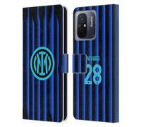 Head Case Designs Licenza Ufficiale Inter Milan Benjamin Pavard 2025/26 Giocatori Home Kit Custodia Portafoglio in Pelle Compatibile con Xiaomi Redmi 12C