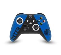 Head Case Designs Licenza Ufficiale Inter Milan Blu E Nero Logo Pieno Vinile Sticker Gaming Pelle Adesivo Compatibile con Xbox Series X/S Controller