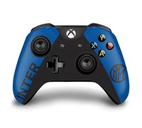 Head Case Designs Licenza Ufficiale Inter Milan Blu E Nero Logo Pieno Vinile Sticker Gaming Pelle Adesivo Compatibile con Xbox One S/X Controller