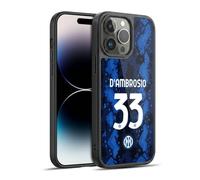 Head Case Designs Licenza Ufficiale Inter Milan Danilo D'Ambrosio 2021/22 Giocatori Home Kit Cover in Gel Rinforzata [Protezione di Grado Militare] Compatibile con Apple iPhone 14 PRO Max