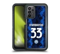 Head Case Designs Licenza Ufficiale Inter Milan Danilo D'Ambrosio 2021/22 Giocatori Home Kit Custodia Antiurto Ultra Blindata Compatibile con Samsung Galaxy A23 / 5G (2022)