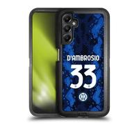 Head Case Designs Licenza Ufficiale Inter Milan Danilo D'Ambrosio 2021/22 Giocatori Home Kit Custodia Antiurto Ultra Blindata Compatibile con Samsung Galaxy A05s