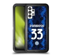 Head Case Designs Licenza Ufficiale Inter Milan Danilo D'Ambrosio 2021/22 Giocatori Home Kit Custodia Antiurto Ultra Blindata Compatibile con Samsung Galaxy A13 (2022)