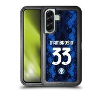 Head Case Designs Licenza Ufficiale Inter Milan Danilo D'Ambrosio 2021/22 Giocatori Home Kit Custodia Antiurto Ultra Blindata Compatibile con Samsung Galaxy A56 5G