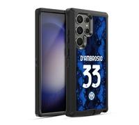 Head Case Designs Licenza Ufficiale Inter Milan Danilo D'Ambrosio 2021/22 Giocatori Home Kit Custodia Antiurto Ultra Blindata Compatibile con Samsung Galaxy S23 Ultra 5G