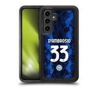 Head Case Designs Licenza Ufficiale Inter Milan Danilo D'Ambrosio 2021/22 Giocatori Home Kit Custodia Antiurto Ultra Blindata Compatibile con Samsung Galaxy S24+ 5G