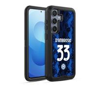 Head Case Designs Licenza Ufficiale Inter Milan Danilo D'Ambrosio 2021/22 Giocatori Home Kit Custodia Antiurto Ultra Blindata Compatibile con Samsung Galaxy S25