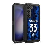 Head Case Designs Licenza Ufficiale Inter Milan Danilo D'Ambrosio 2021/22 Giocatori Home Kit Custodia Antiurto Ultra Blindata Compatibile con Samsung Galaxy S23 5G