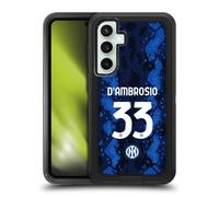 Head Case Designs Licenza Ufficiale Inter Milan Danilo D'Ambrosio 2021/22 Giocatori Home Kit Custodia Antiurto Ultra Blindata Compatibile con Samsung Galaxy S23 Fe 5G